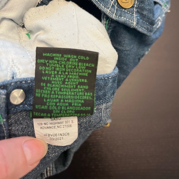 Children’s John Deere Overalls - Size 6 - Picture 7 of 10